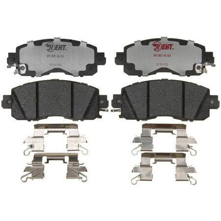 R/M Brakes BRAKE PADS OEM OE Replacement Hybrid Technology Includes Mounting Hardware EHT1650H